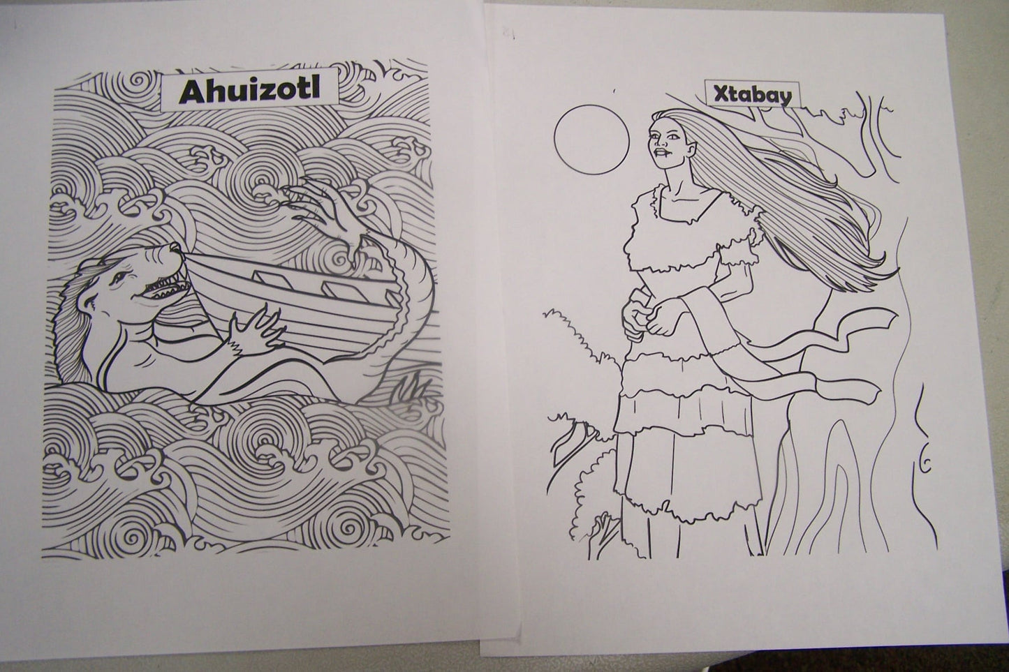 Mexican Monsters: The Coloring Book by Esty Shop Owner Robert Bitto - Autographed, Personalized