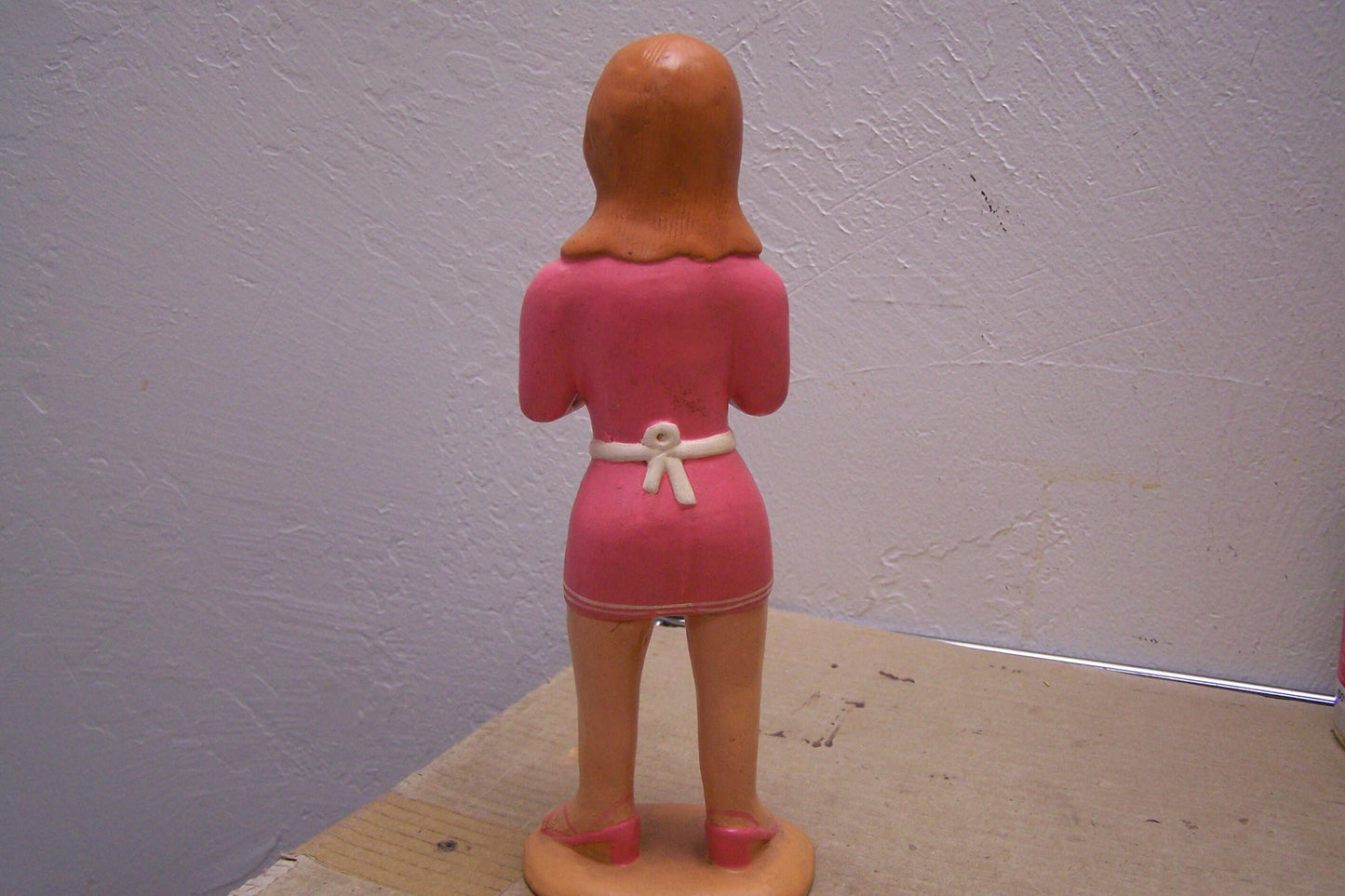 Day of the Dead Clay Skeleton Server Waitress Figurine