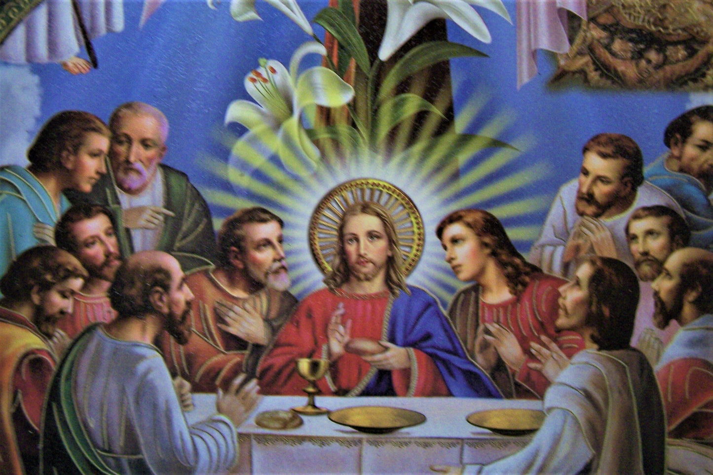 Framed Giclee Print - Easter, Last Supper, Guadalupe, St. Jude - Mexico