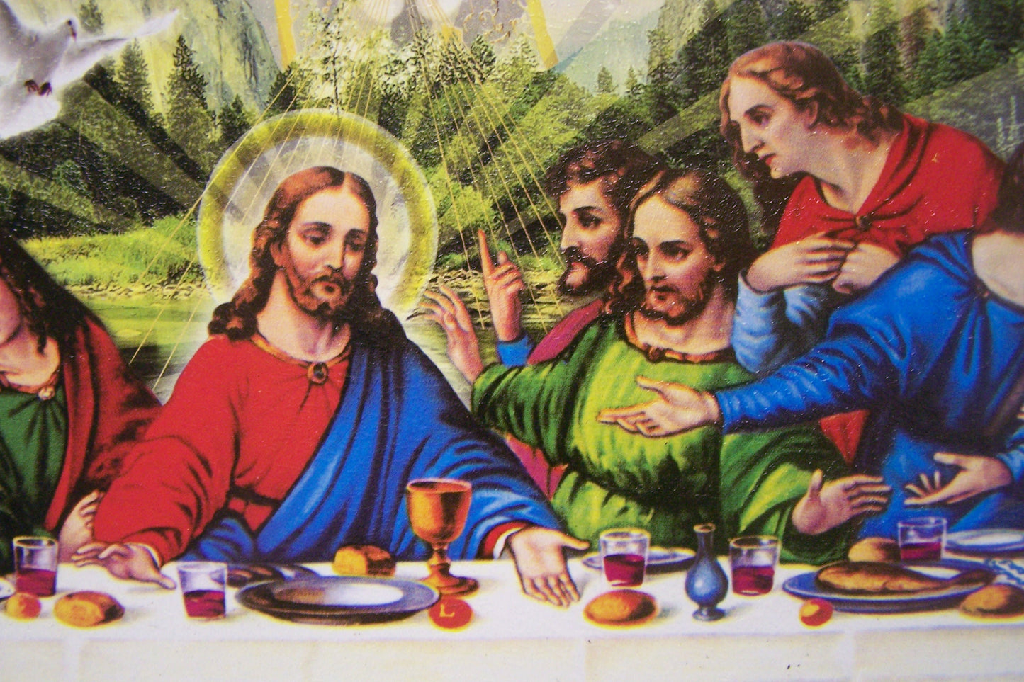 Framed Giclee Print - Last Supper with EVERYTHING - Mexico