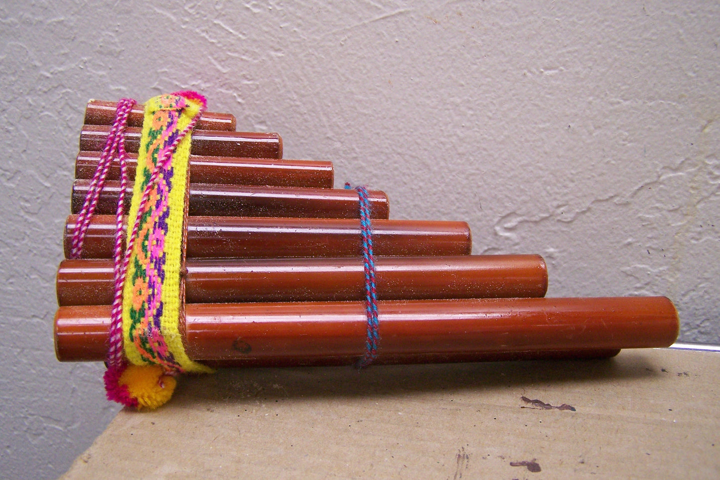 Small 13-Pipe Lightweight Wood Pan Flute Zampoña Andean/Peruvian Siku - Peru