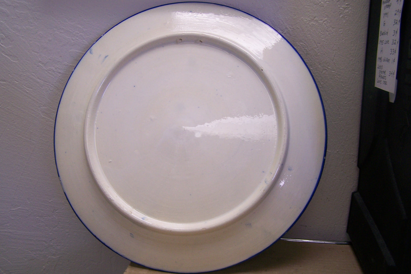 Talavera Plate with Classic Blue Pattern - Mexico