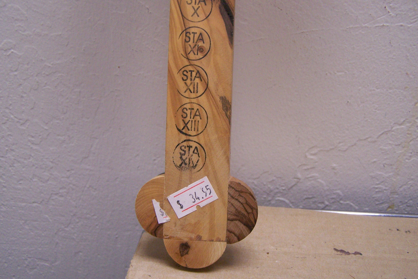 Large Holy Land Olive Wood Cross - Bethlehem