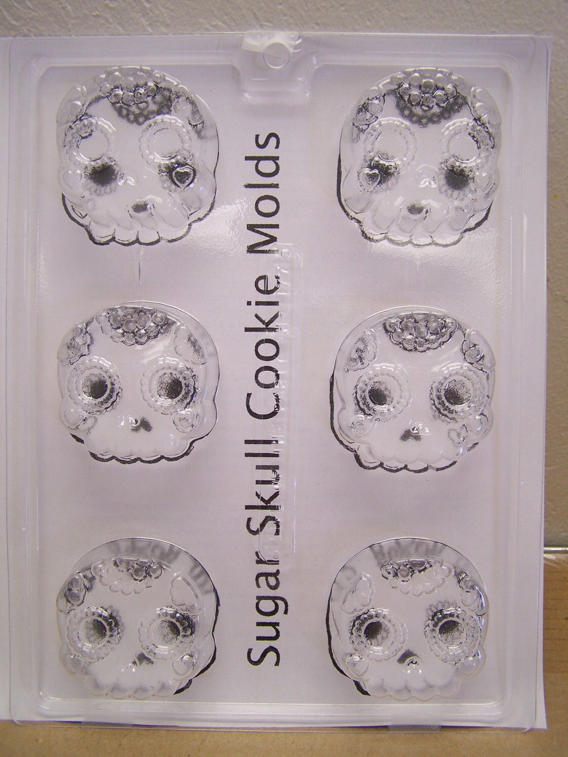 Suar Skull Detailed Cookie Cutter Molds - Day of the Dead - Cookies, Chocolate, Soap, etc.