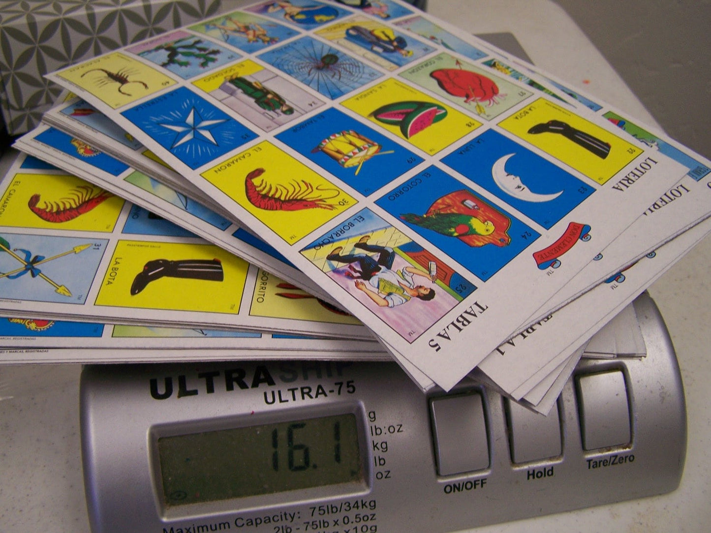60 Random Traditional Loteria Game Boards, No Deck, NOT ALL DIFFERENT, Please Read Description  - Mexico