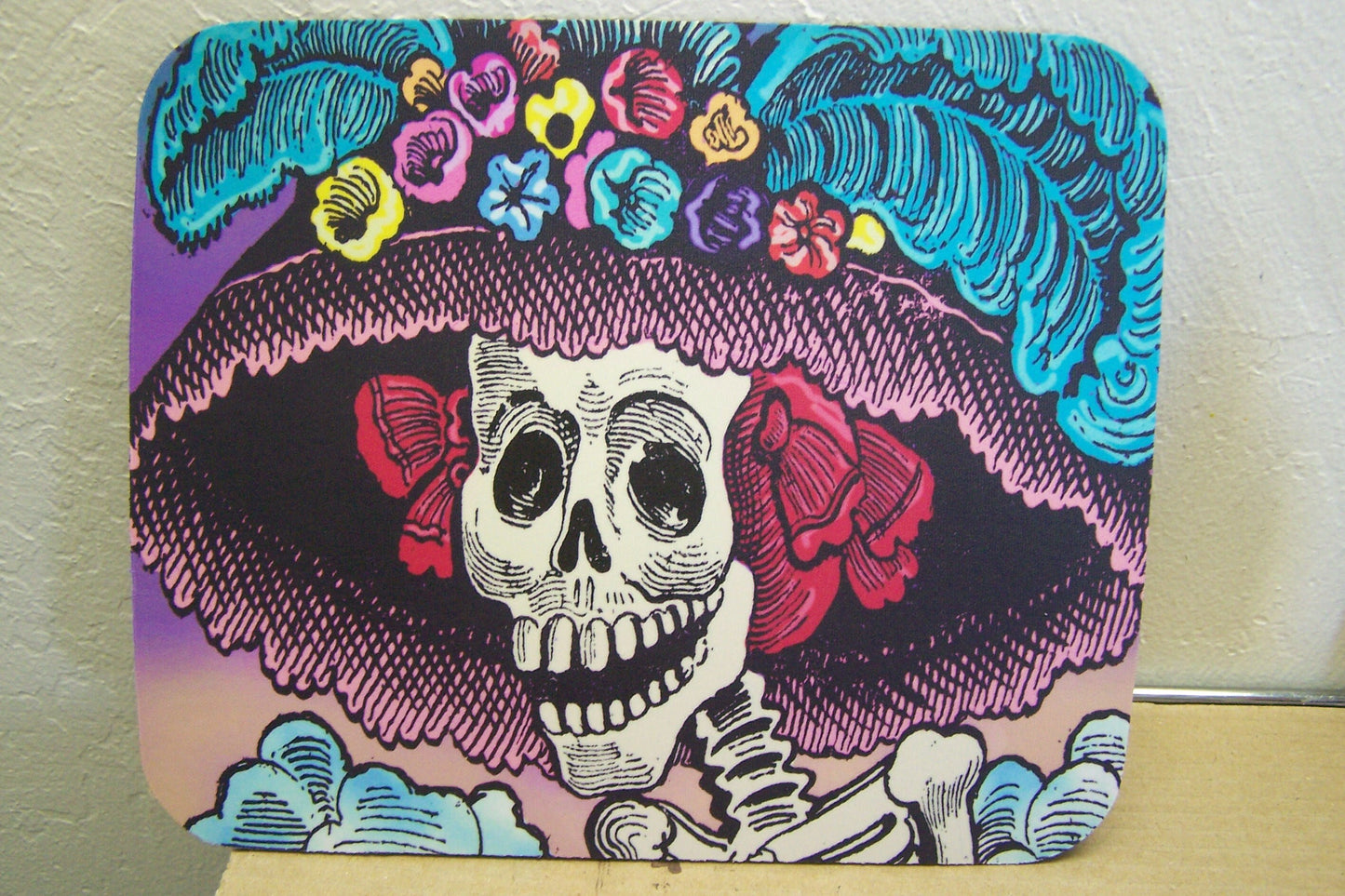 Mousepad - Day of the Dead, Catrina, Elegant Skeleton Lady