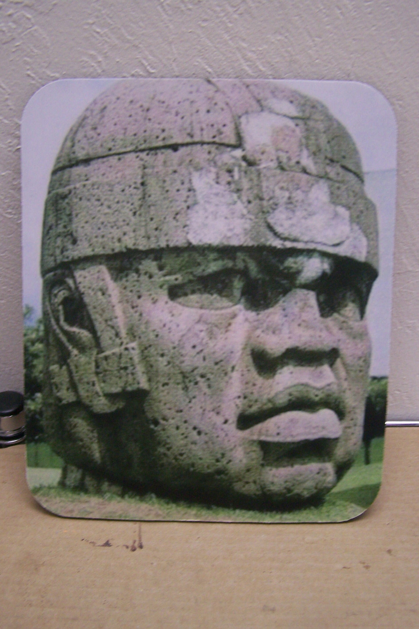 Mousepad - Olmec Head, Ancient Mexico