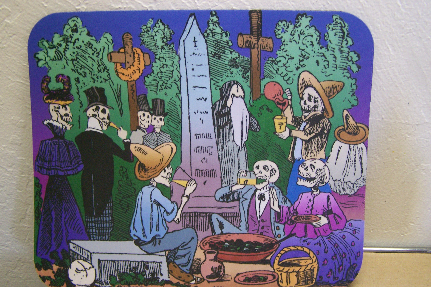 Mousepad - Day of the Dead, Party in the Cemetary