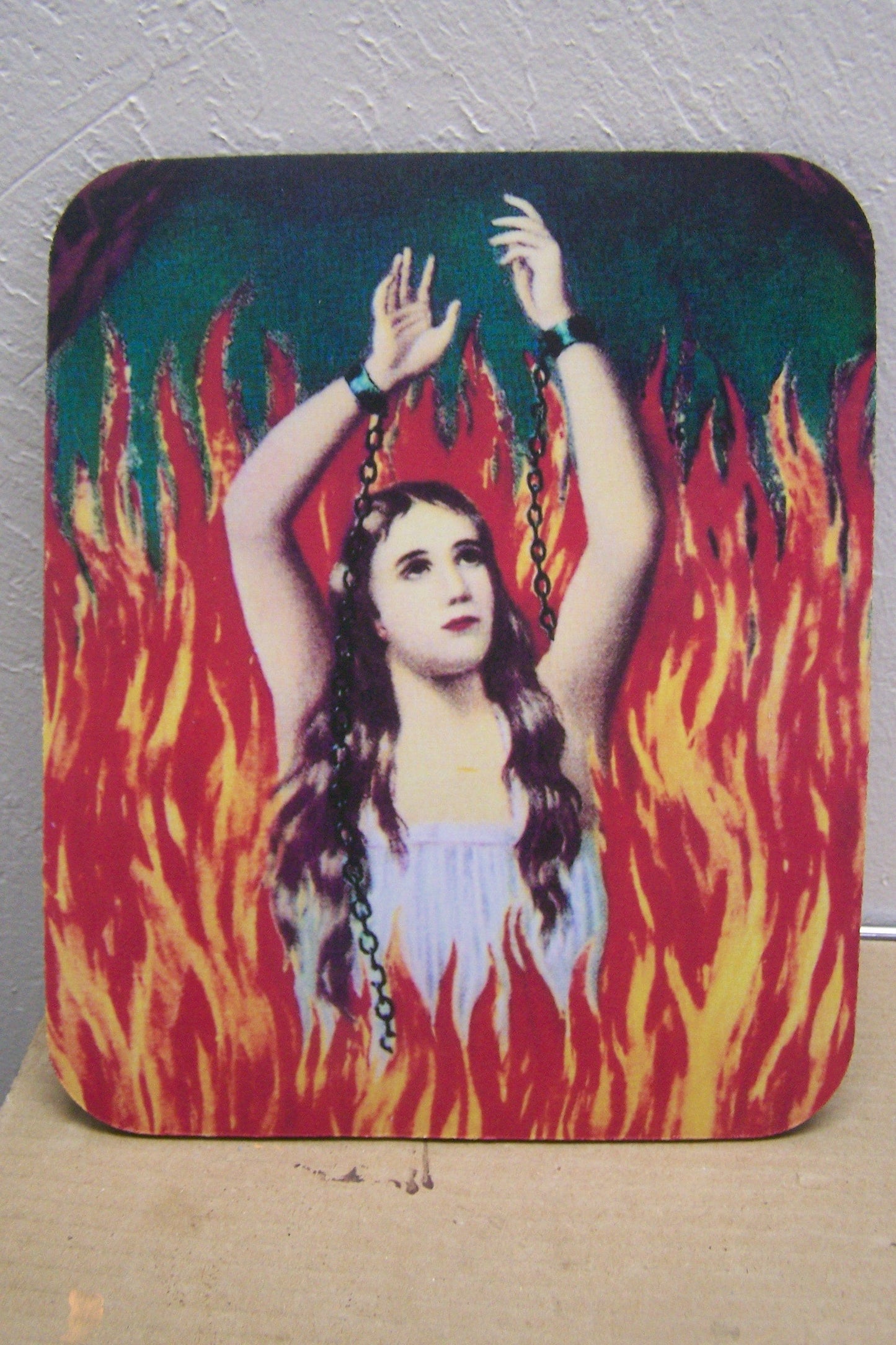 Mousepad - Mexican Print, Anima Sola - Bad Girl in Hell