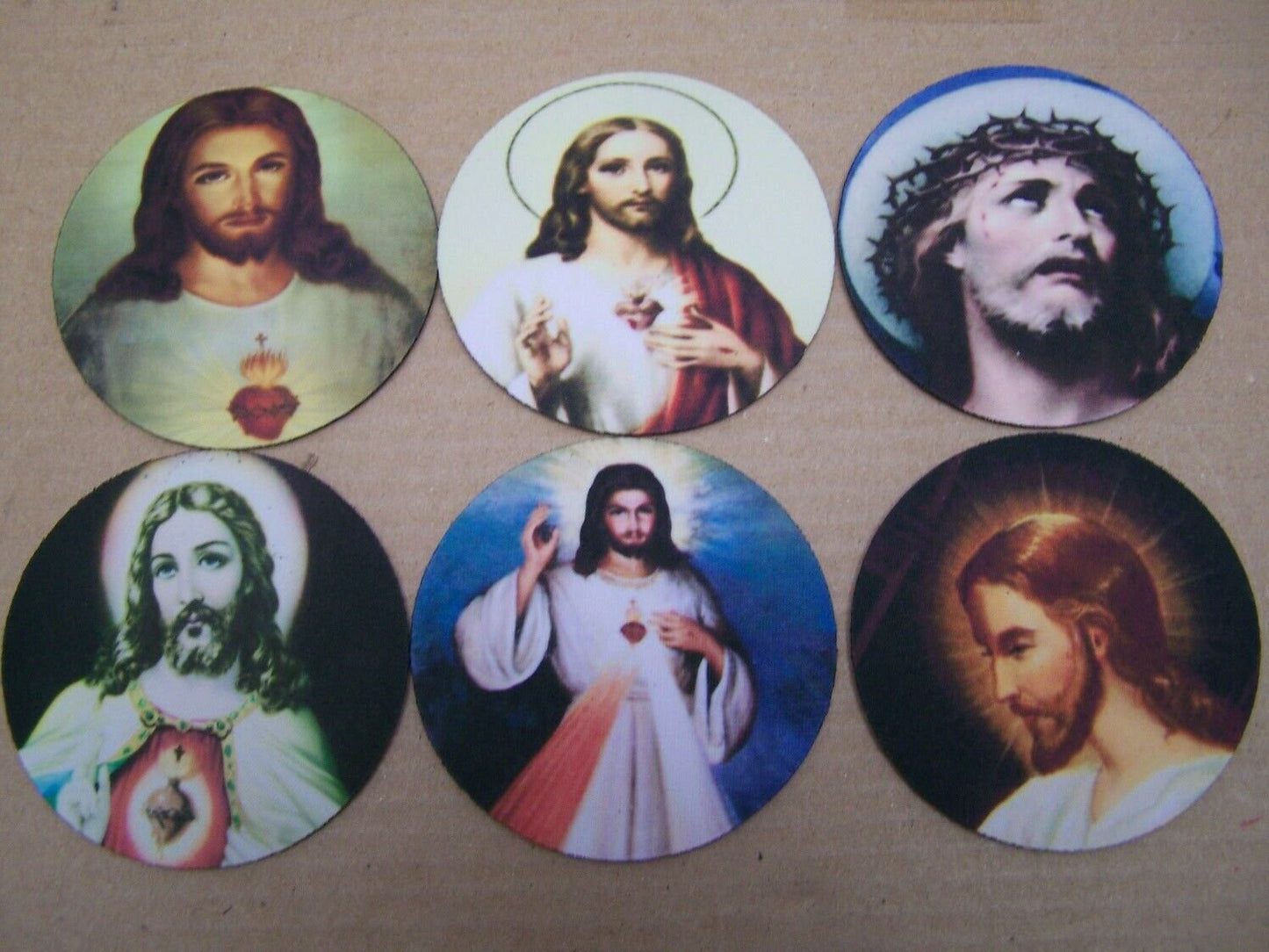 Coasters Set - Mexican Jesus Images