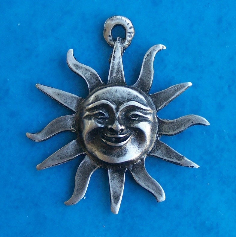 Tin/Silver Happy Sun Sunshine/Happiness Milagro Ex Voto