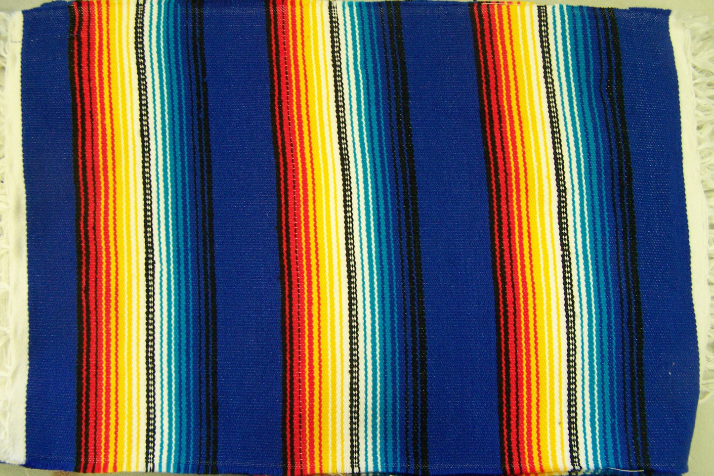 6 Serape/Sarape Placemats - Blue, Multicolored
