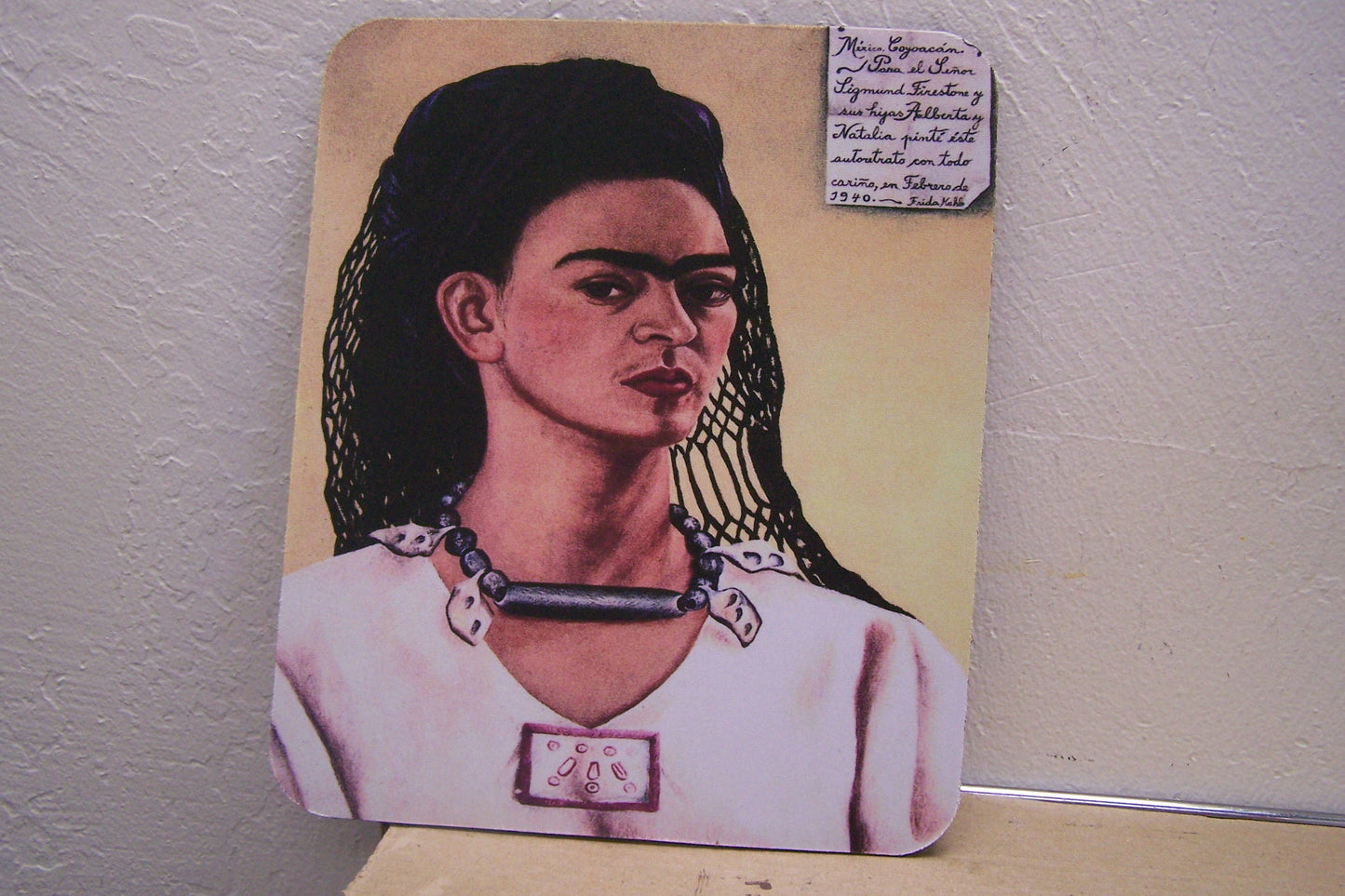 Mousepad - Frida Kahlo, Frida in Lace Mantilla