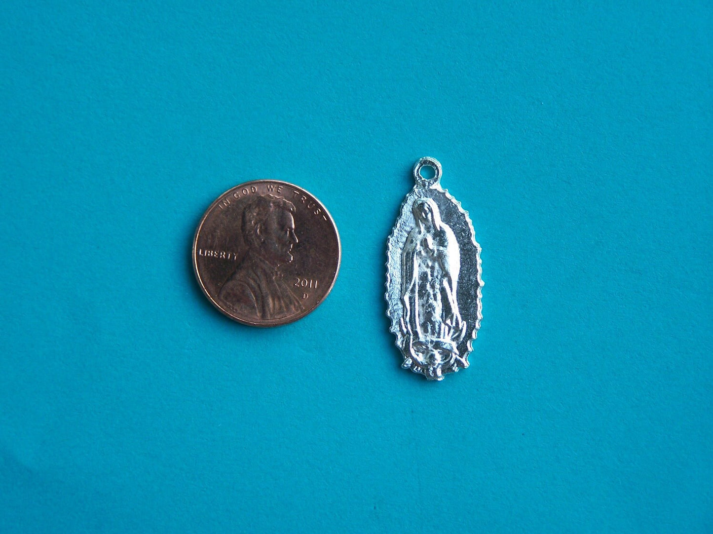 Milagro Lot - Lot of 50 Standard Virgin of Guadalupe Milagros - Mexico