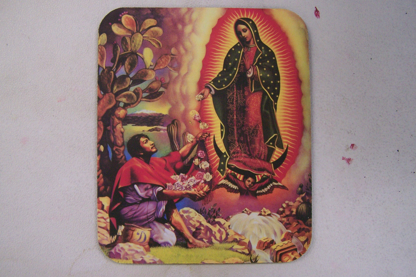 Mousepad - Virgin of Guadalupe Appearing to San Juan Diego