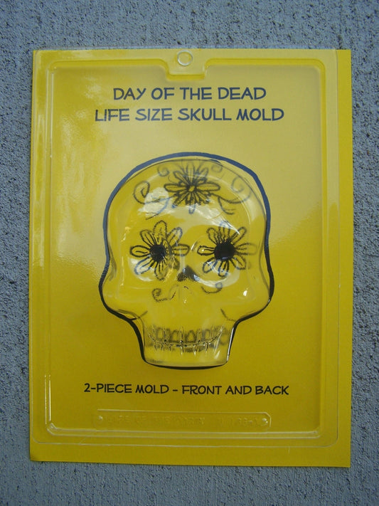 Extra Large XL "Life Size" Sugar Skull Mold - Day of the Dead
