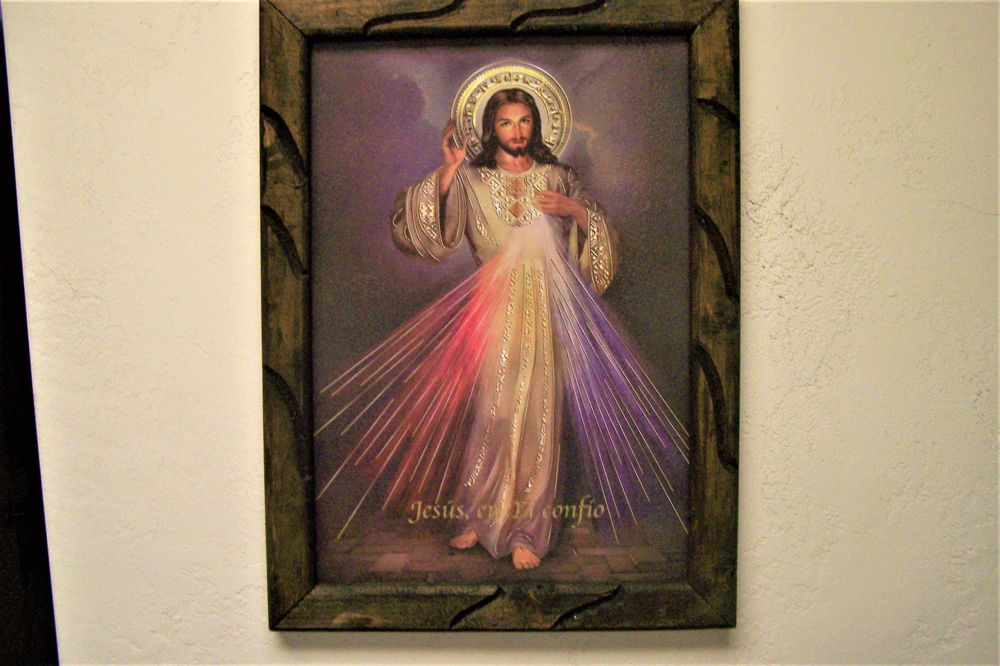 Framed Giclee Print - Jesus the Divine Mercy, #2 - Mexico
