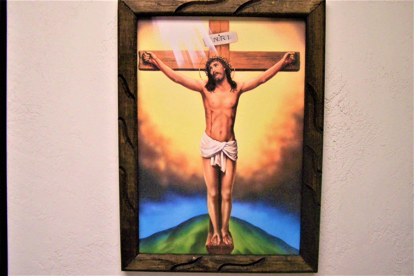 Framed Giclee Print - The Crucifixion of Jesus - Mexico