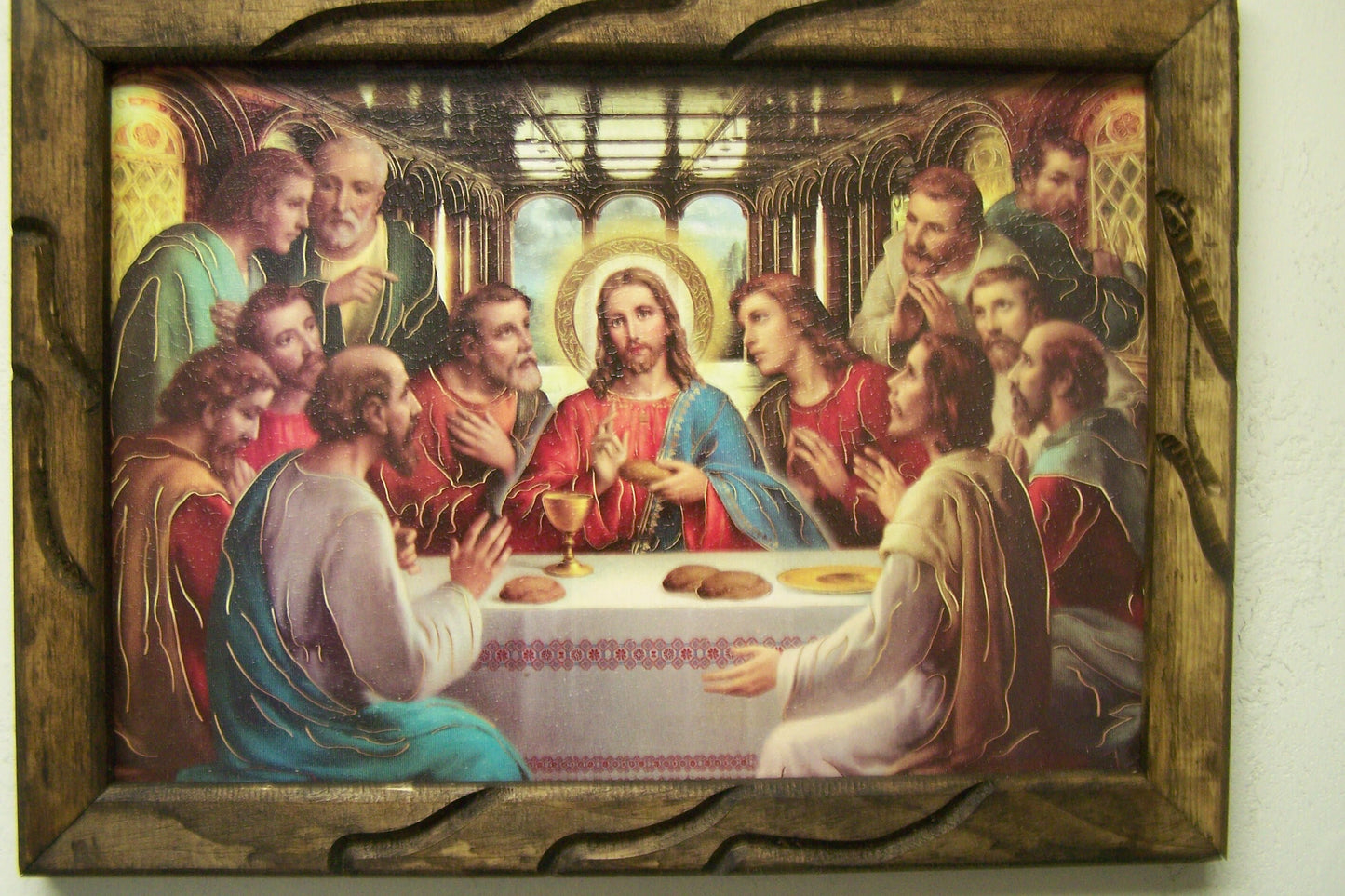 Framed Giclee Print - Last Supper, Type 1 - Mexico