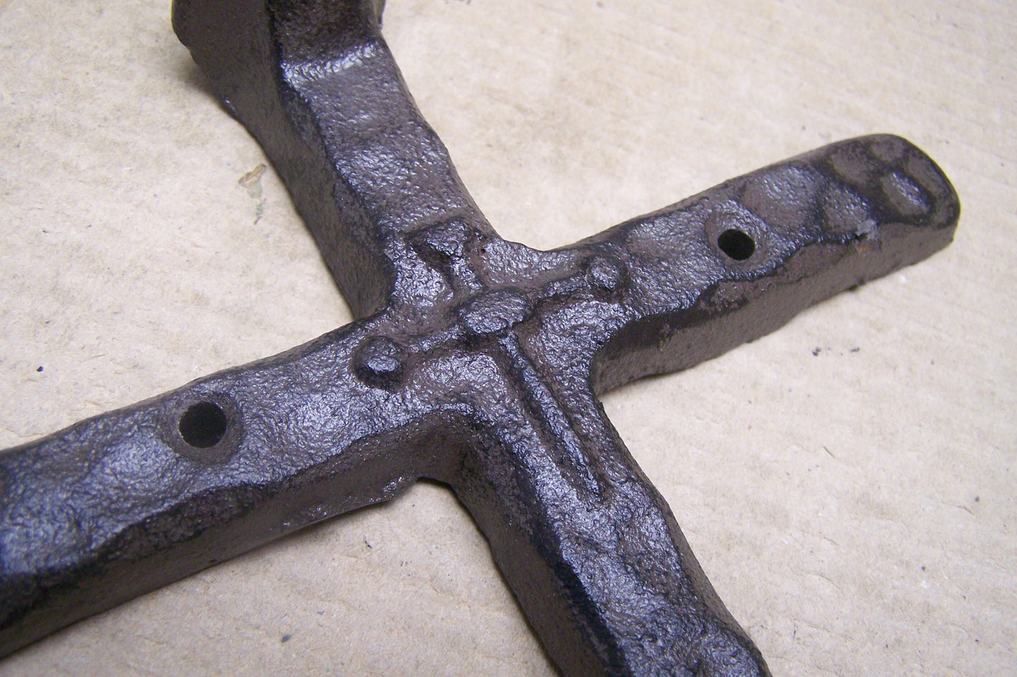 Weighty Cast Iron Nail Cross