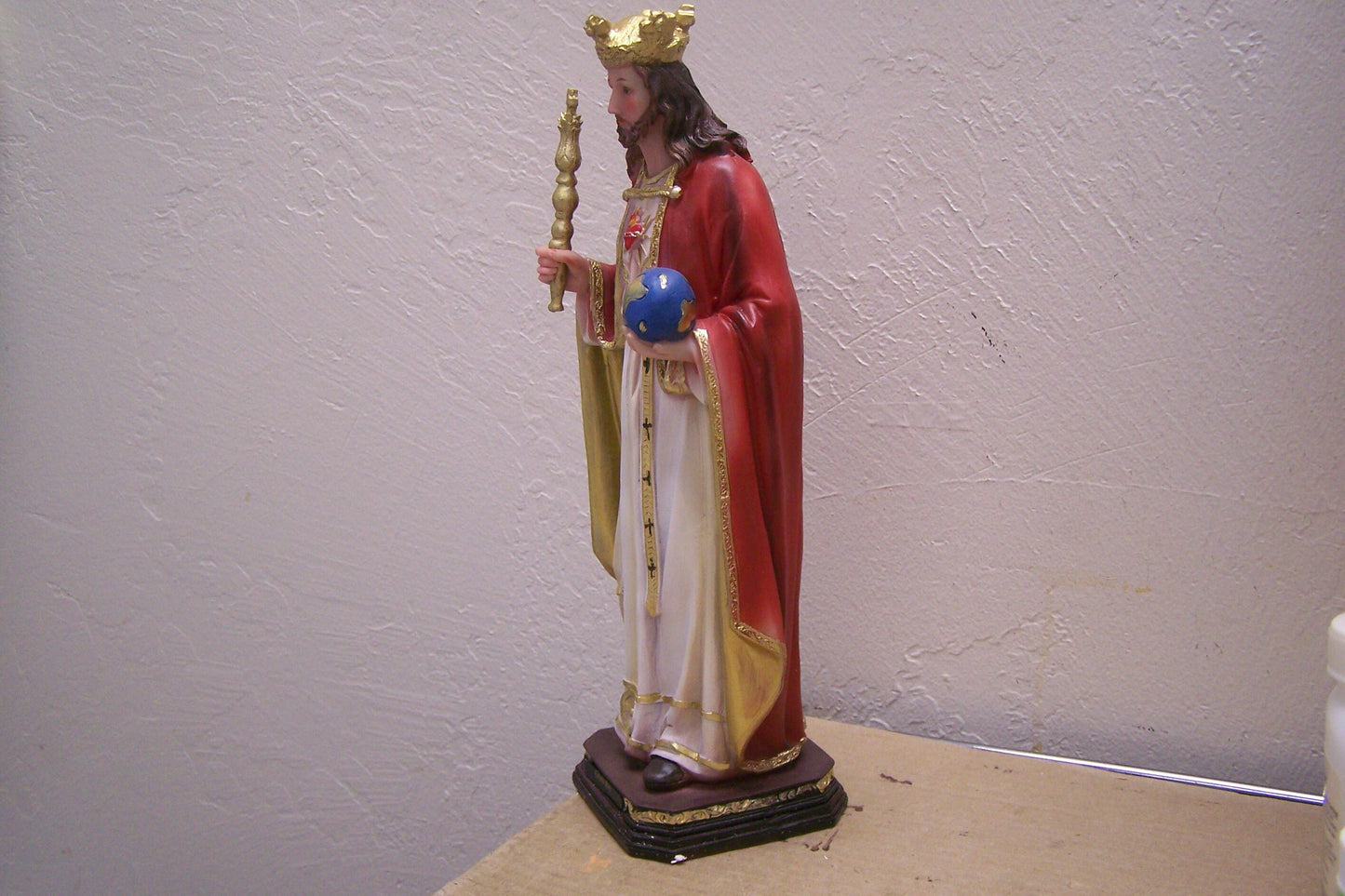 Cristo Rey Christ the King 12" Resin Altarpiece Statue