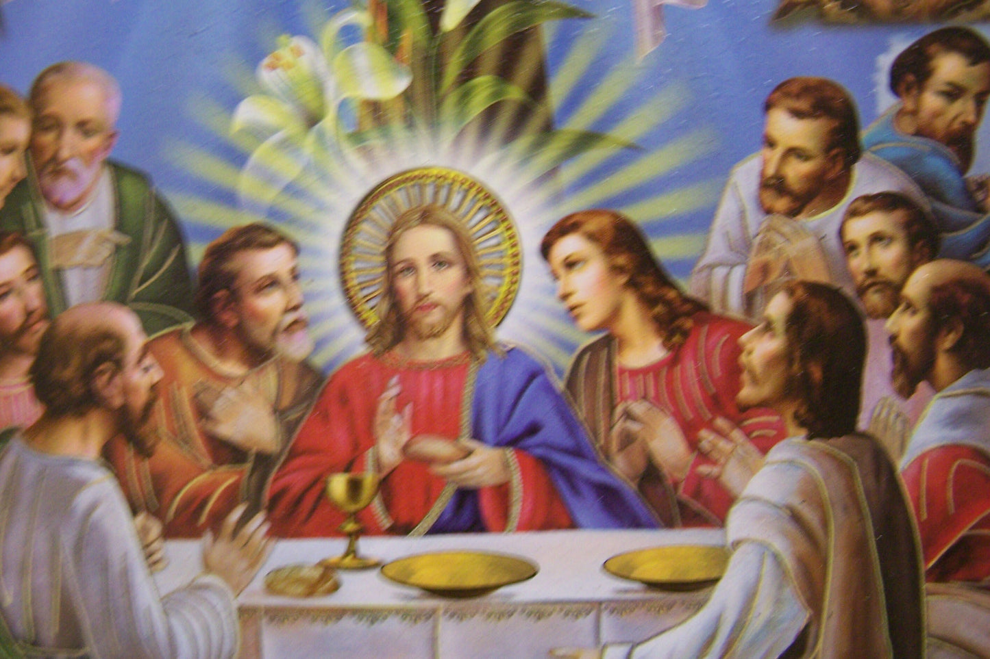 9.5" x 12" Framed Giclee Print - Easter, Last Supper, Guadalupe, St. Jude - Mexico