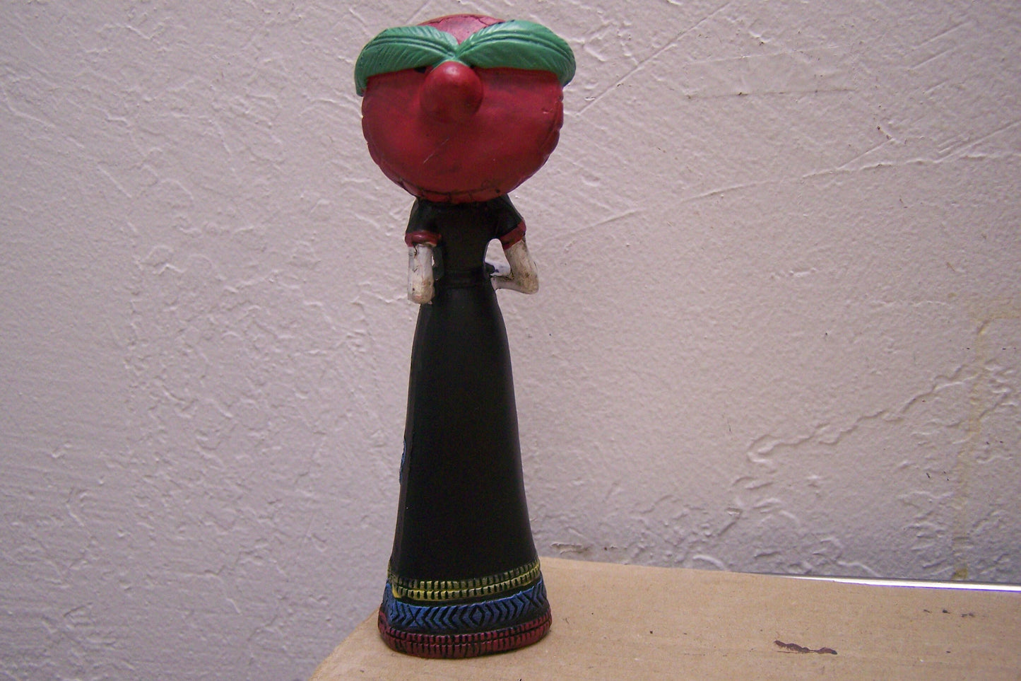 Small Painted Resin Day of the Dead Skeleton Lady, Classic Catrina - Mexico
