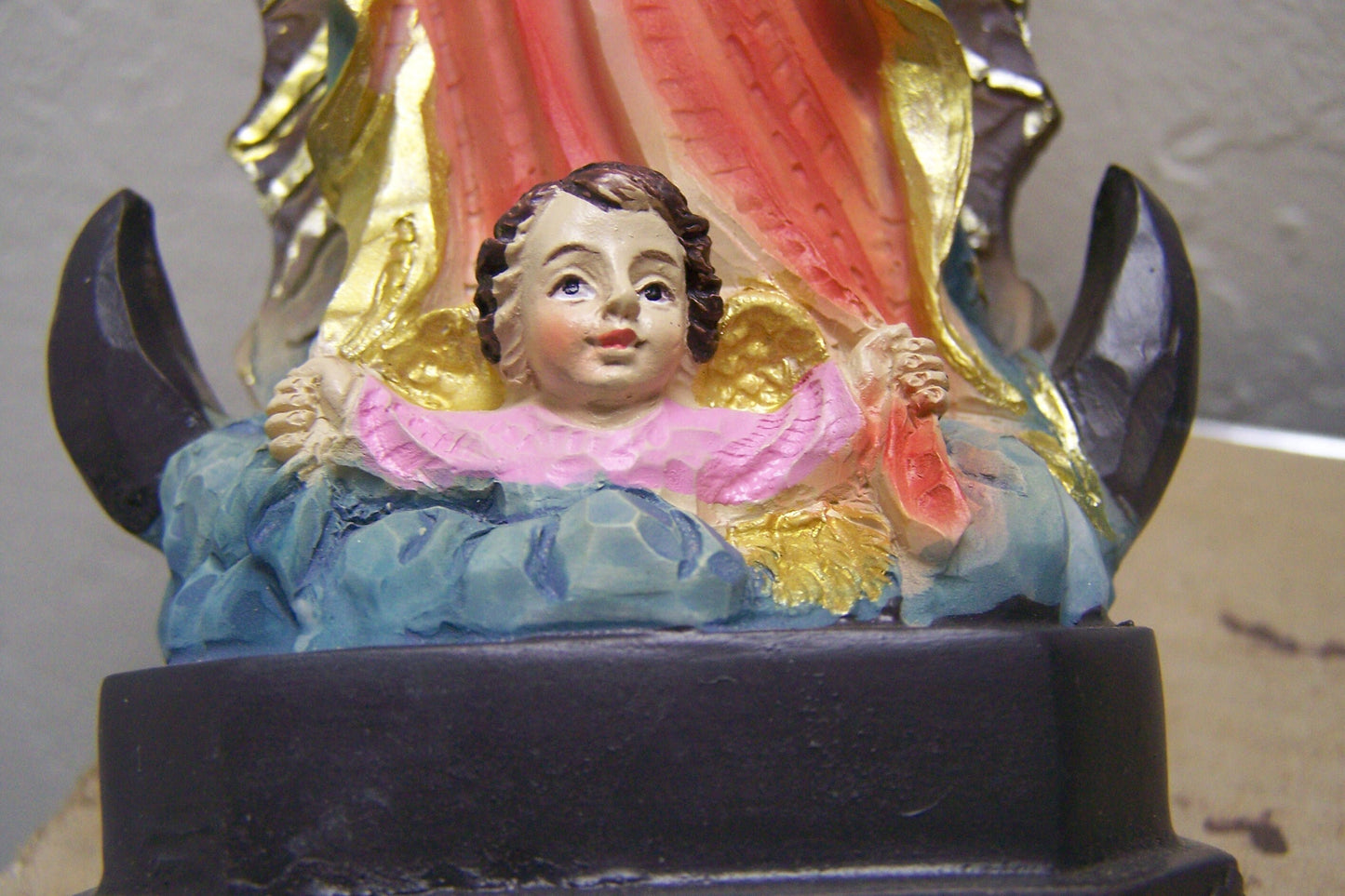 Virgin of Guadalupe 8.25" Resin Altarpiece Statue