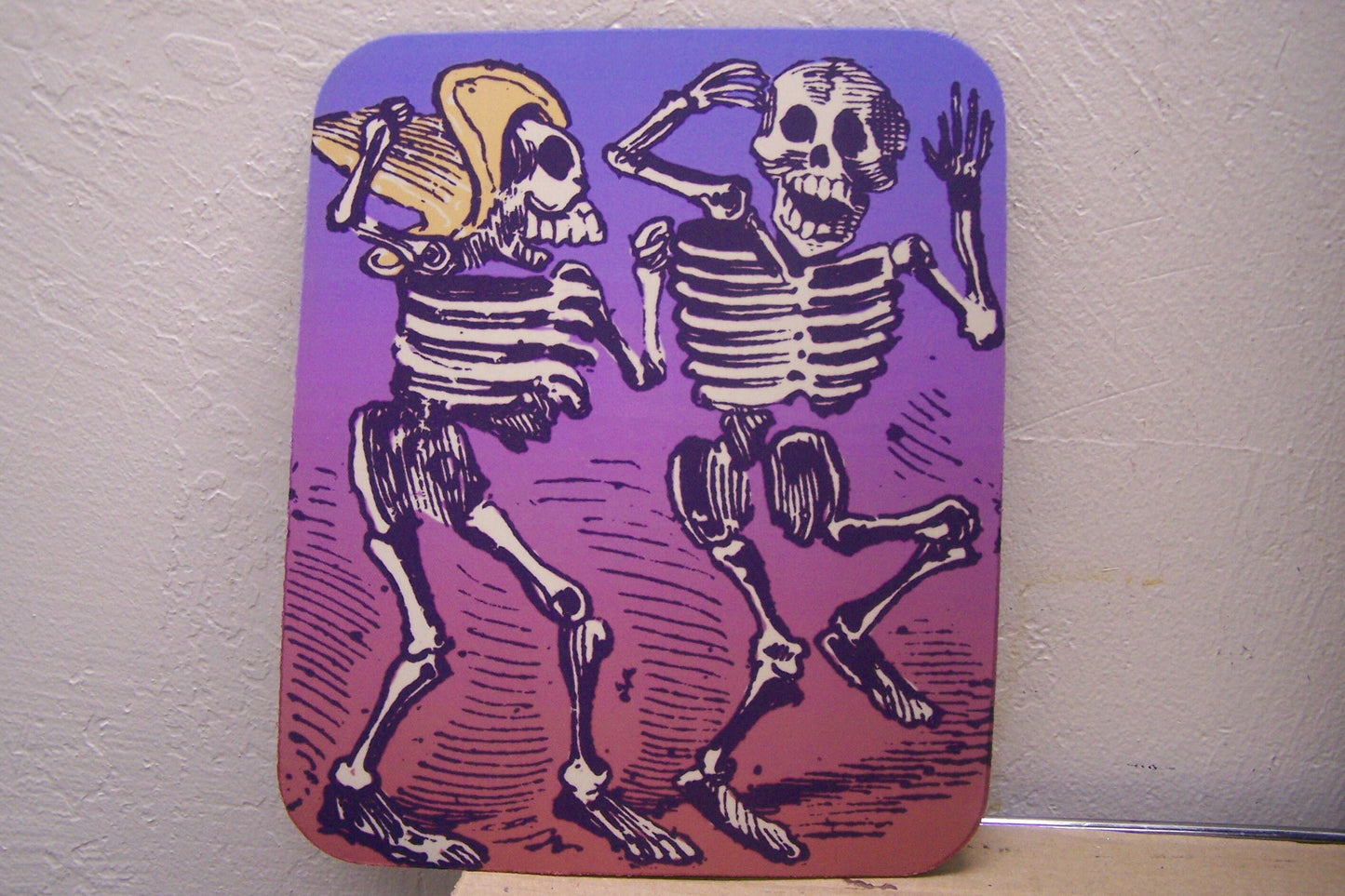 Mousepad - Day of the Dead Skeleton Buddies
