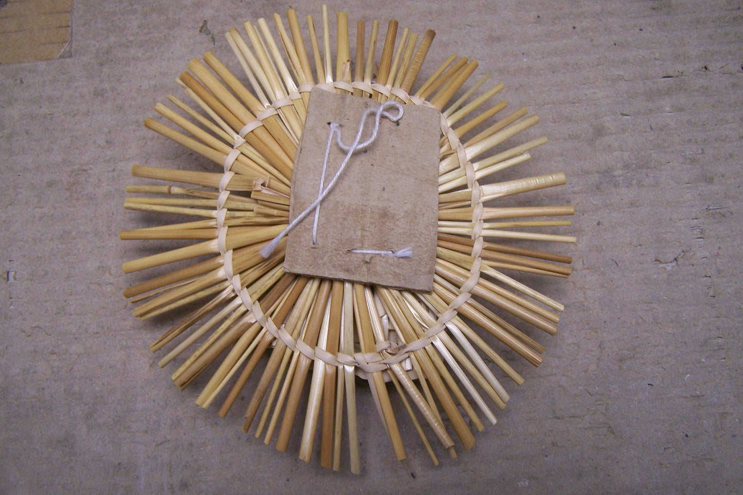 Straw Virgin of Guadalupe Ornament - Mexico