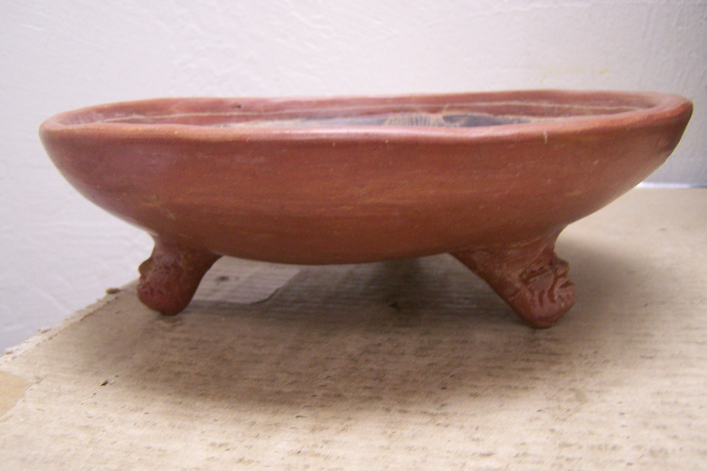 Vintage 1960s Molcajete Tripod Bowl with Ancient Mexican Designs, Aztec, Maya, etc. - Mexico