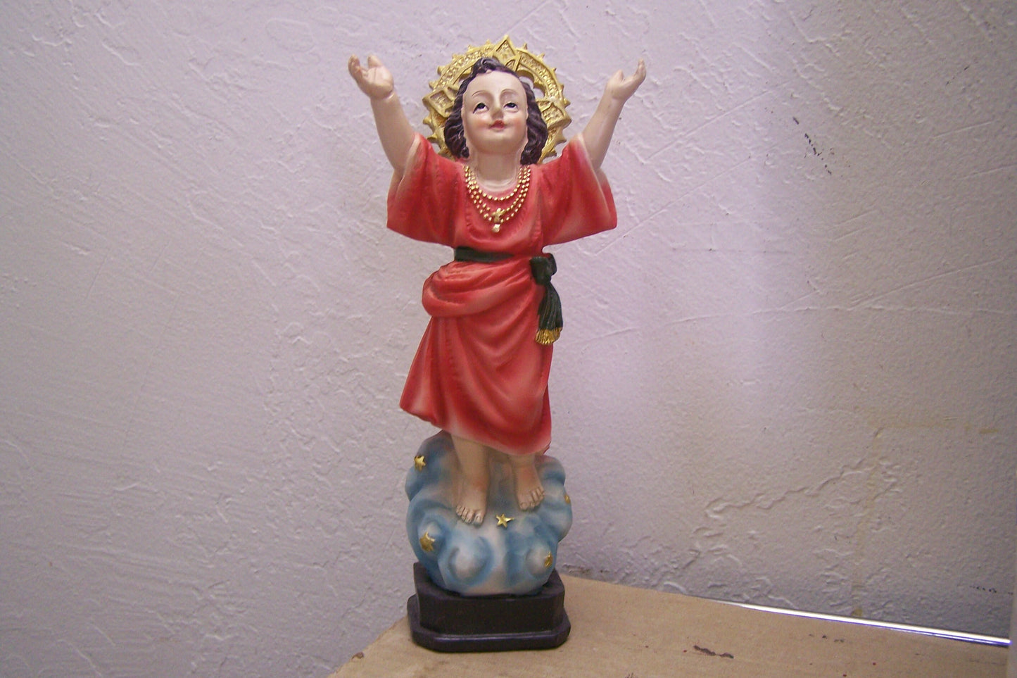 Divino Nino Baby Jesus Holy Child 8.25" Resin Altarpiece Statue