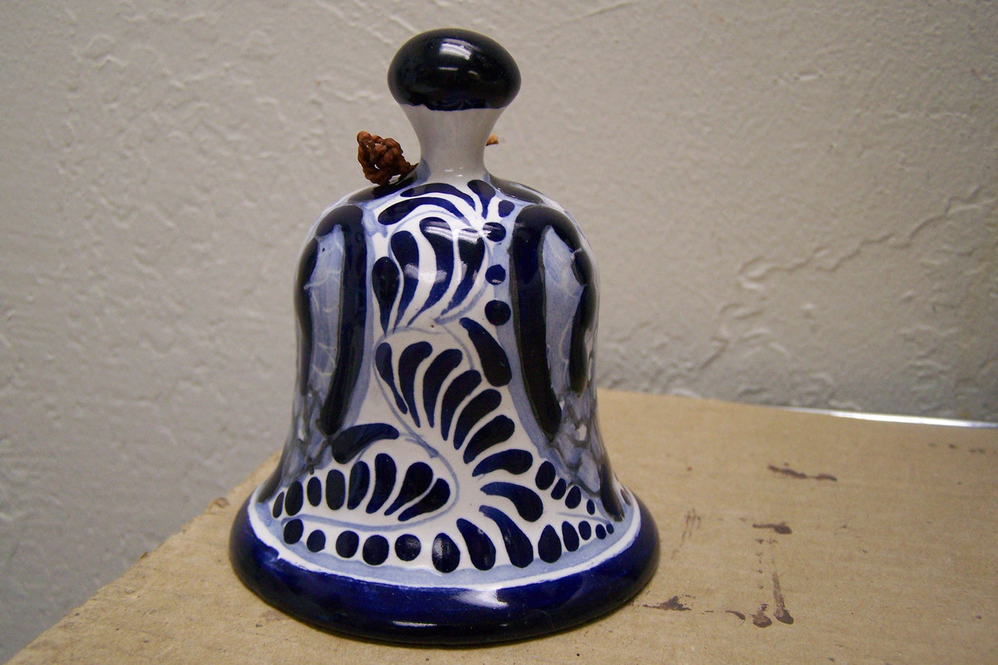 Talavera Bell - Blue and White - Arte La Mexicana, Mexico