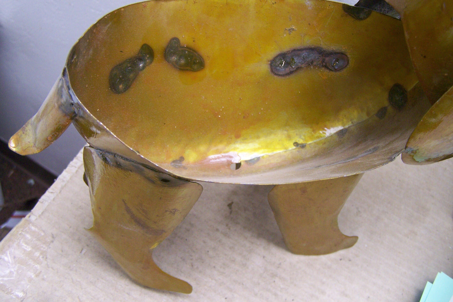 Metal Dog Planter - Made in Mexico