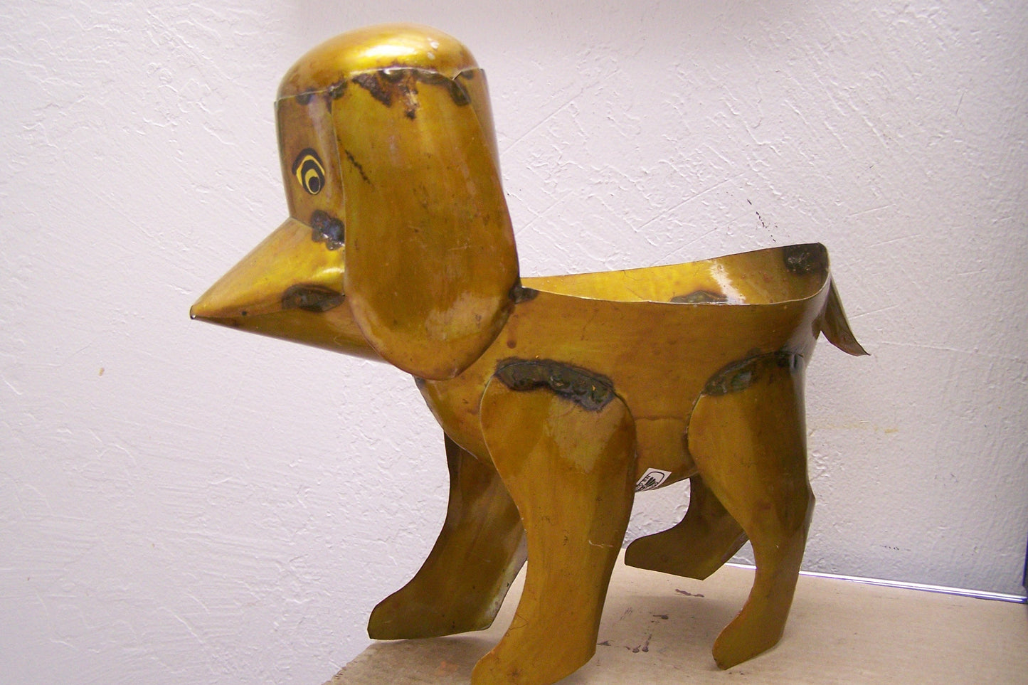 Metal Dog Planter - Made in Mexico